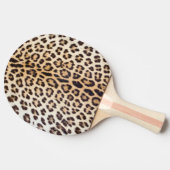 ヒョウ毛 卓球ラケット (横)