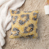 ヒョウ渦巻形のデザイン クッション (ブランケット)