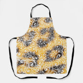 ヒョウ渦巻形の型 エプロン (正面)