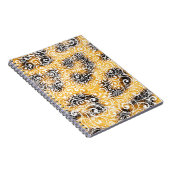 ヒョウ渦巻形の型 ノートブック (右側)