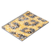 ヒョウ渦巻形の型 ノートブック (左側)