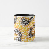 ヒョウ渦巻形の型 マグカップ (中央)