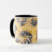 ヒョウ渦巻形の型 マグカップ (正面左)