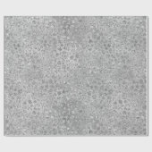 ヒョウ灰色ニャーニャーキティキャット ラッピングペーパー (フラット)