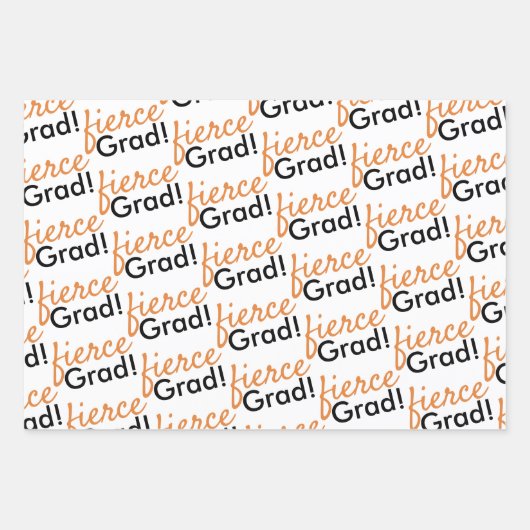 ヒョウ版画卒業 ラッピングペーパーシート (正面3)