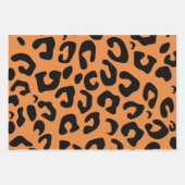 ヒョウ版画卒業 ラッピングペーパーシート (正面3)