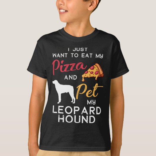 ヒョウ犬ドッグピザ愛好家クリスマスバード Tシャツ (正面)