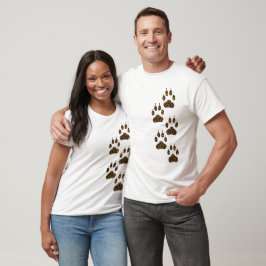 ヒョウ猫の爪痕 非対称 猫科動物 Tシャツ