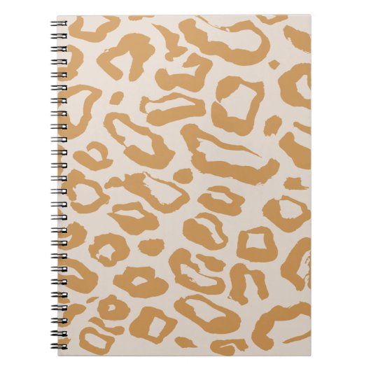 ヒョウ猫アート動物アート動物愛好家アート動物 ノートブック (正面)