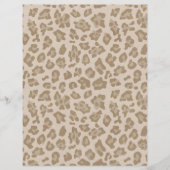ヒョウ皮アニマルプリントスクラップブックカードストック (正面)