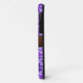 ヒョウ皮ウッドブラウンレザールック Case-Mate iPhoneケース (裏面/左)