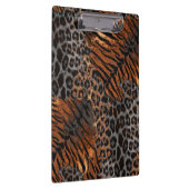 ヒョウ皮トレンディー クリップボード (右)