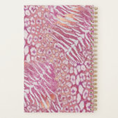 ヒョウ皮トレンディー プランナー手帳 (裏面)