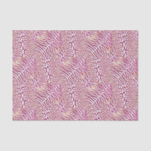 ヒョウ皮トレンディー 薄葉紙 (正面)