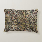 ヒョウ皮プリント アクセントクッション (裏面)