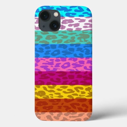 ヒョウ皮数々の色のストライプパターン2 Case-Mate iPhoneケース (裏面)