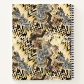 ヒョウ皮 ノートブック (裏面)