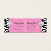 ヒョウ真珠レース宝石プライスラベルピンクダブル (正面)