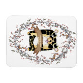 ヒョウ磁石 マグネット (横)