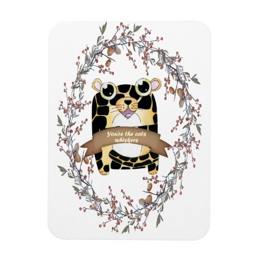 ヒョウ磁石 マグネット (縦)