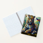 ヒョウ禅:ジャングル芸術的の周囲 ノートブック (内部)