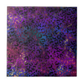 ヒョウ絵を描シリーズデザイン16 タイル (正面)