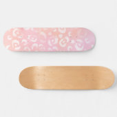 ヒョウ絵を描シリーズデザイン1 スケートボード (横)