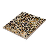 ヒョウ絵を描 タイル (側面)