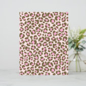 ヒョウ色ベージュピンクブラウン (スタンド正面)