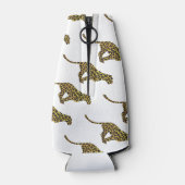 ヒョウ茶とイエローシロエット ボトルクーラー (裏面)