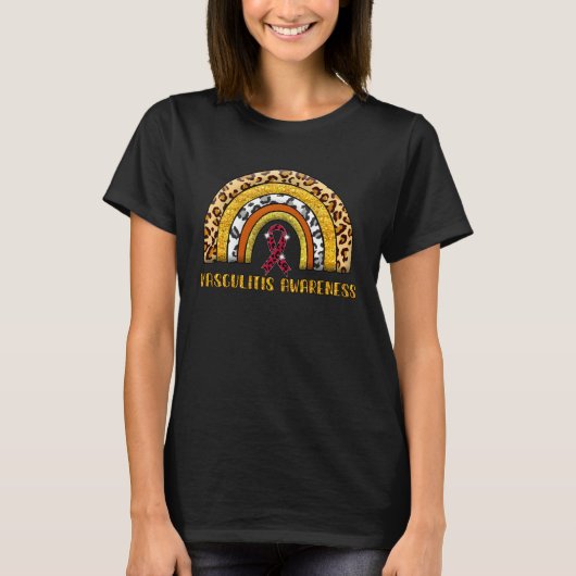 ヒョウ虹の血管炎戦士 Tシャツ (正面)