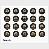 ヒョウ虹ハッピー100日学校かわいい100ダ ラウンドシール (シート)