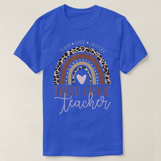 ヒョウ虹3級第3先生1日 Tシャツ (デザイン正面)