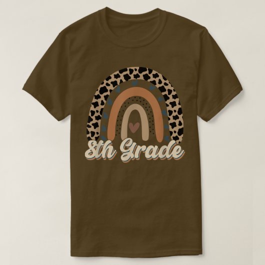 ヒョウ虹8年生新学期Tシャツ Tシャツ (デザイン正面)