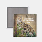 ヒョウ蝶フォトリーヴインザモーメント引用文 マグネット (正面/裏面)