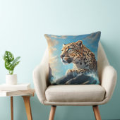 ヒョウ装飾用クッション クッション (椅子)