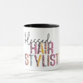 ヒョウ賛美ヘアリスト マグカップ (中央)