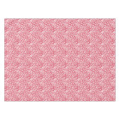 ヒョウ赤と白柄 テーブルクロス (正面(横))