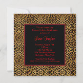 ヒョウ赤ボウ女性40歳 招待状 (裏面)