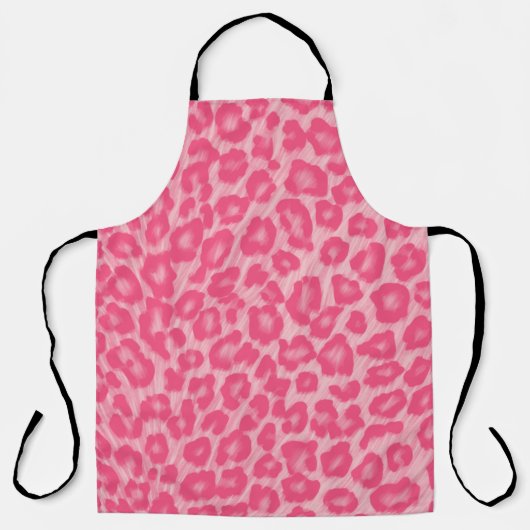 ヒョウ赤面 エプロン (正面)
