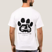 ヒョウ都市スクータークラブ Tシャツ (裏面)