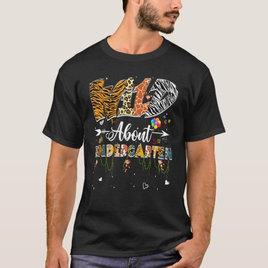 ヒョウ野生について幼稚園新学期Saf Tシャツ (正面)