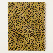 ヒョウ金ゴールド黄金新年 プランナー手帳 (裏面)