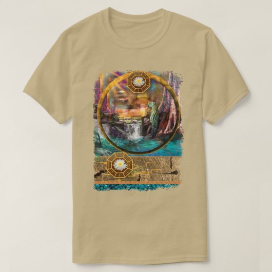 ヒョウ青ラグーンTシャツ Tシャツ (デザイン正面)