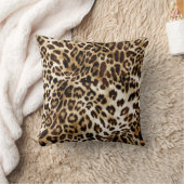 ヒョウ鮮やか：テキスカラフルトデザイン。 クッション (ブランケット)