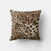 ヒョウ鮮やか：テキスカラフルトデザイン。 クッション (裏面)