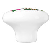 ヒョウ黄ゲコグリーン セラミックノブ (側面)