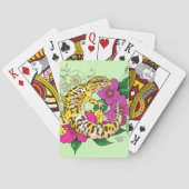 ヒョウ黄ゲコグリーン トランプ (裏面)