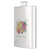 ヒョウ黄ゲコグリーン フラスク (左)