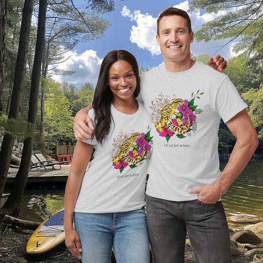 ヒョウ黄ゲコグリーン Tシャツ